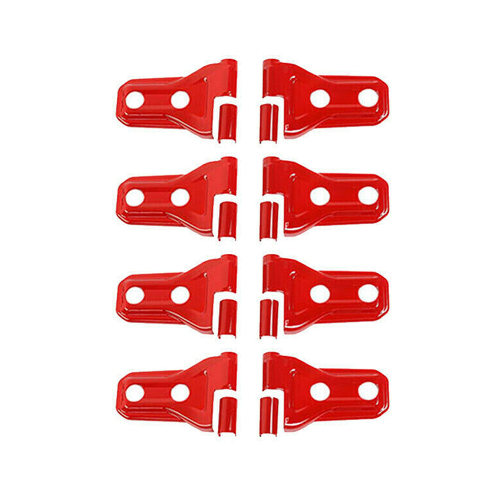 8pcs Black Door Hinge Covers Trim for Jeep for Wrangler JL 18+