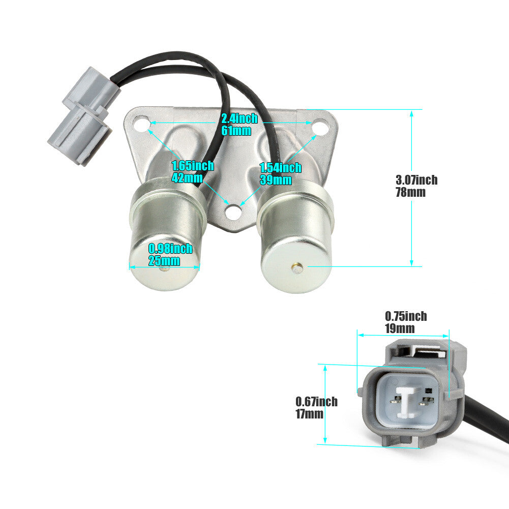 Dual shift solenoid valve 28200-PLX-003 for Honda for Civic 2001-2005 linear transmission