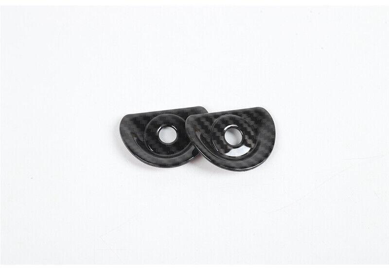 for Dodge for Challenger 2009-2014 ABS Carbon Fiber Inner Door Bolt Lock Down Ring