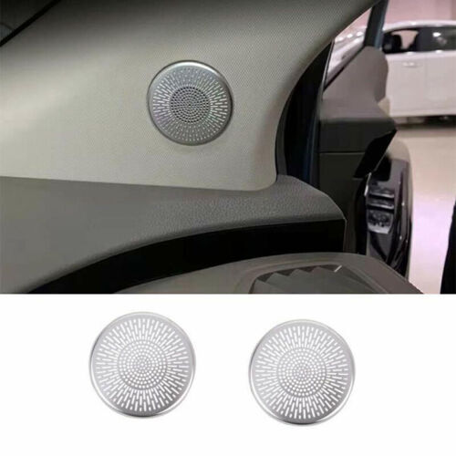 for Kia Carnival 2022-2023 Silver Inner Door A-pillar Speaker Cover Decor Trim2