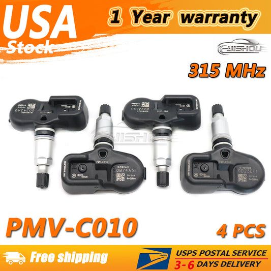 Set of 4 TIRE PRESSURE SENSOR TPMS PMV-C010 SET-TS25 for Lexus for Toyota for Scion