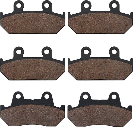 Front Rear Brake Pads for Honda GL1500A Aspencade GL1500I Interstate 1988-2000