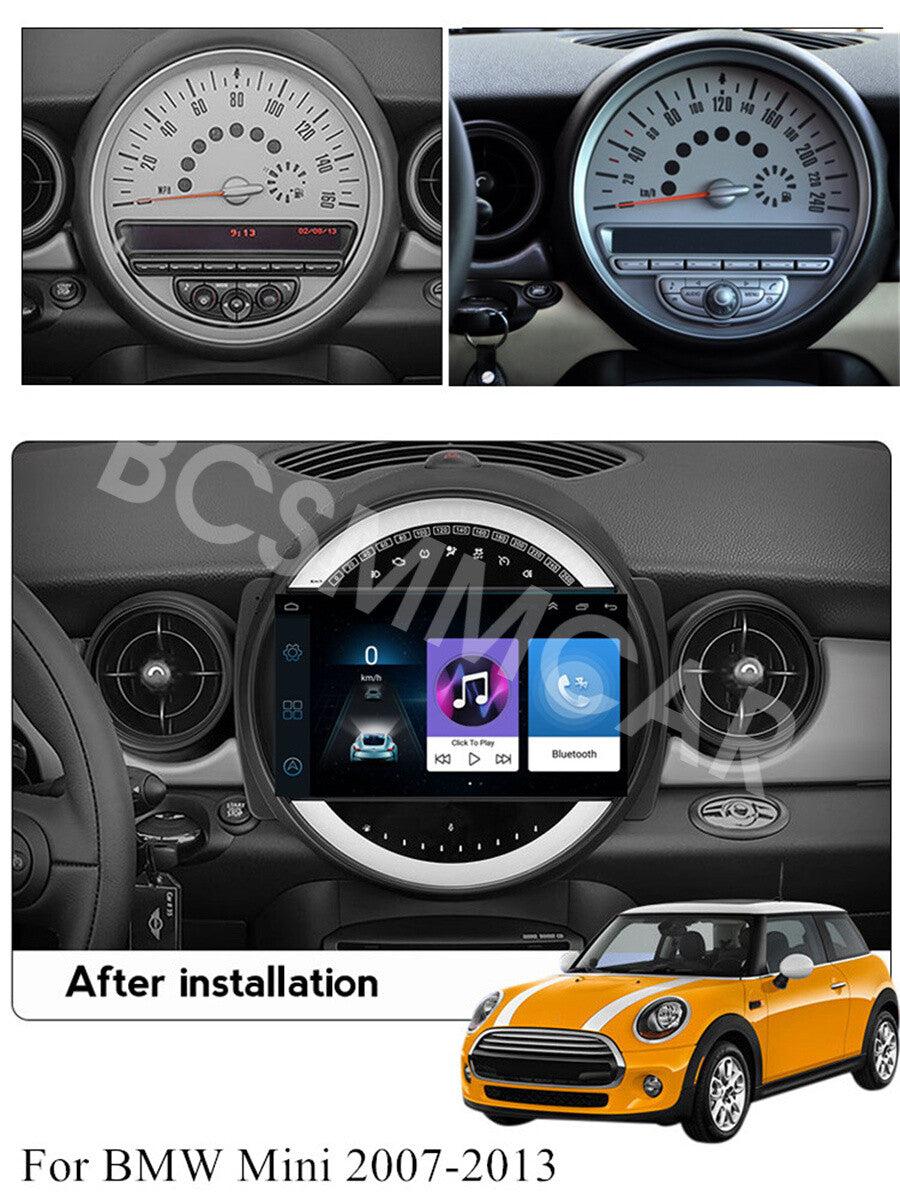 Fit for Mini Cooper 2007-2013 Android 13 Carplay Car Radio Stereo GPS Navi RDS