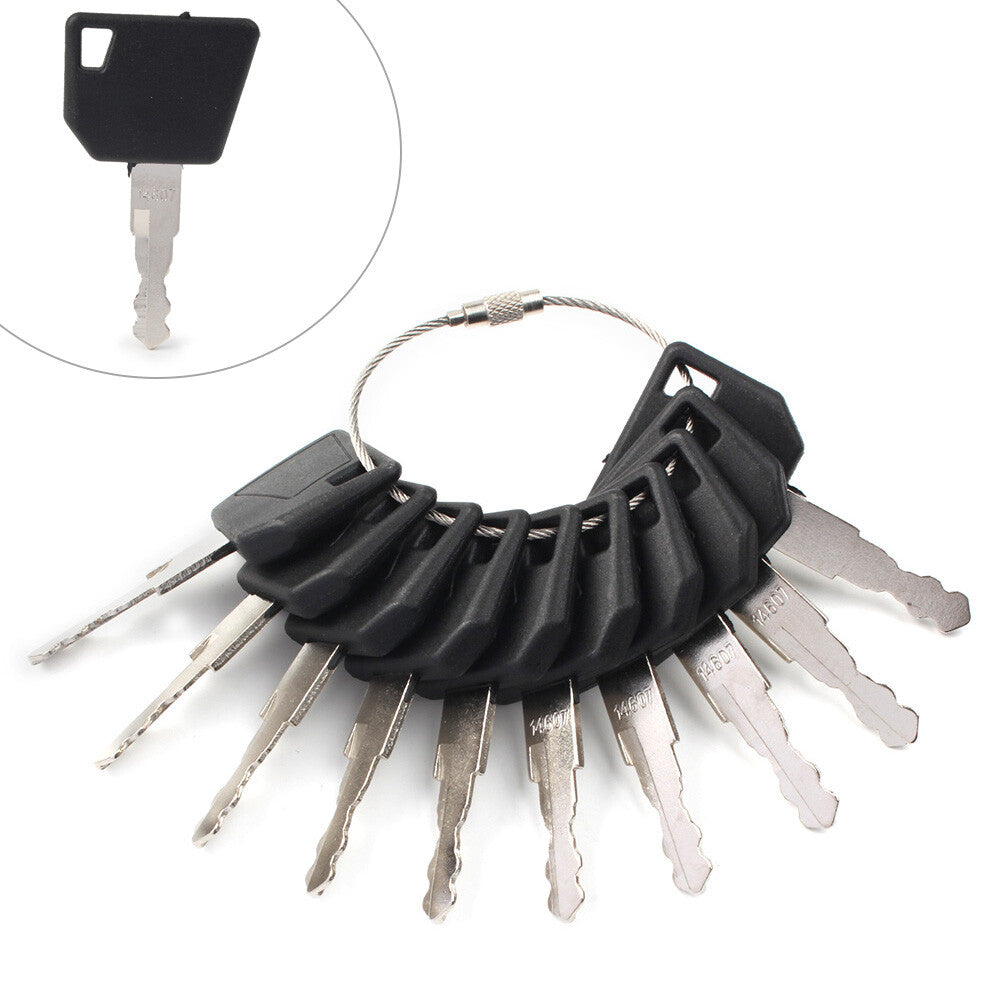 Ignition Keys Fit For JCB 14607 701/45501 for Volvo Bobcat Caterpillar 14607 10pcs