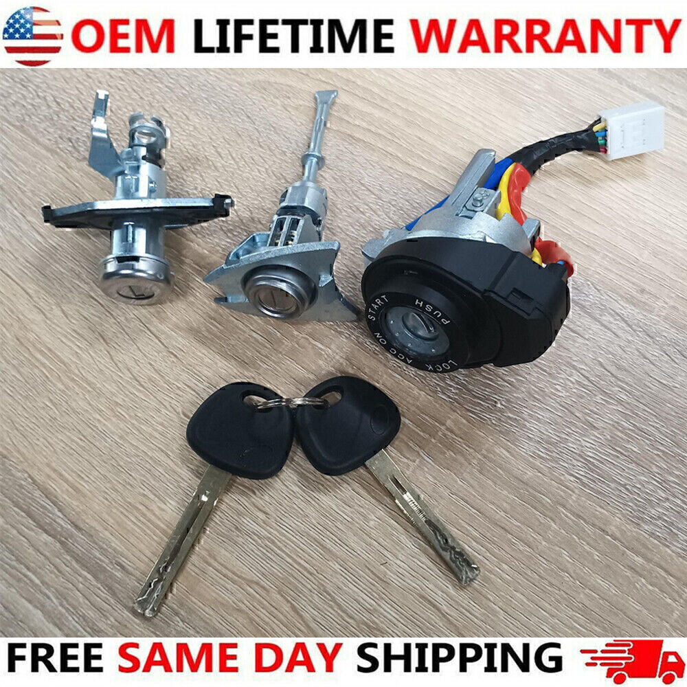 1 SET Lock Cylinder for Hyundai Sonata 2009-2014 Key Ignition Start BARREL US