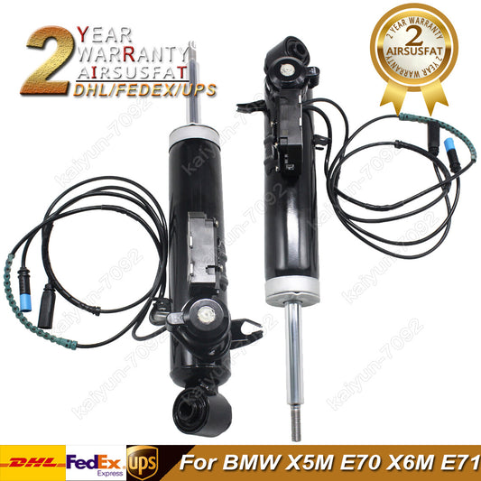 2x Rear Air Suspension Shock Absorbers W/ADS for BMW X5M E70 X6M E71 37126788766