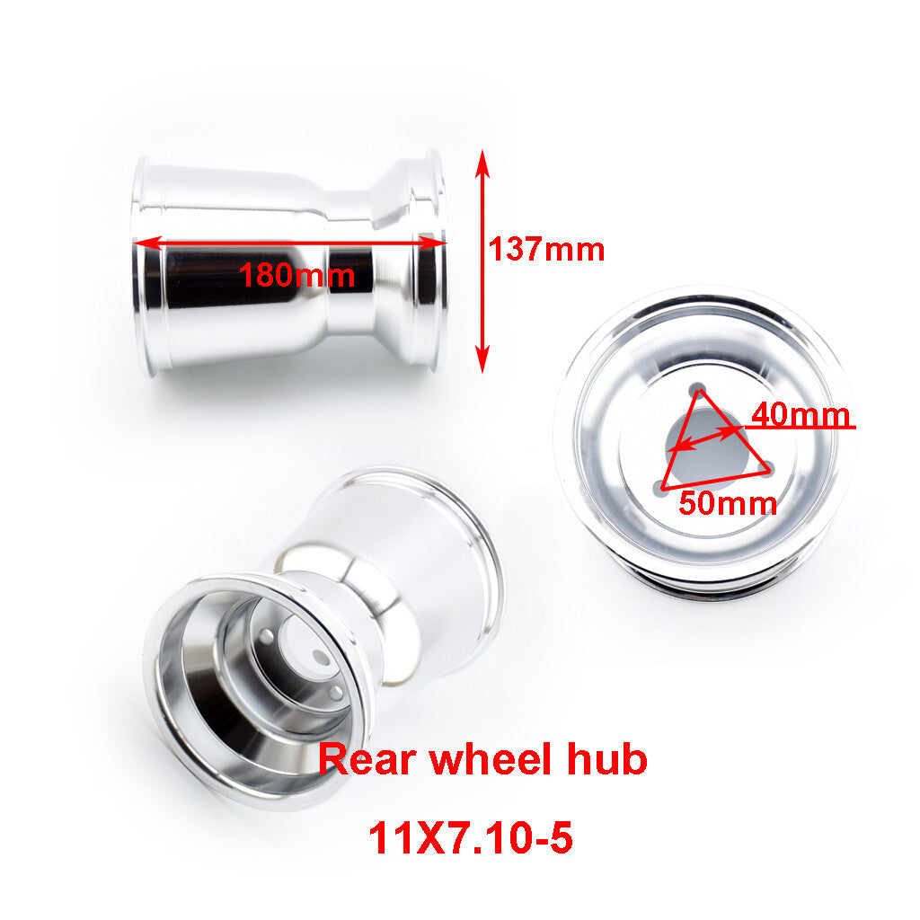 Motor 11x7.10-5 5 Inch Rear Wheel Rim GO Kart Off-Road Dirt Pit Bike Aluminum