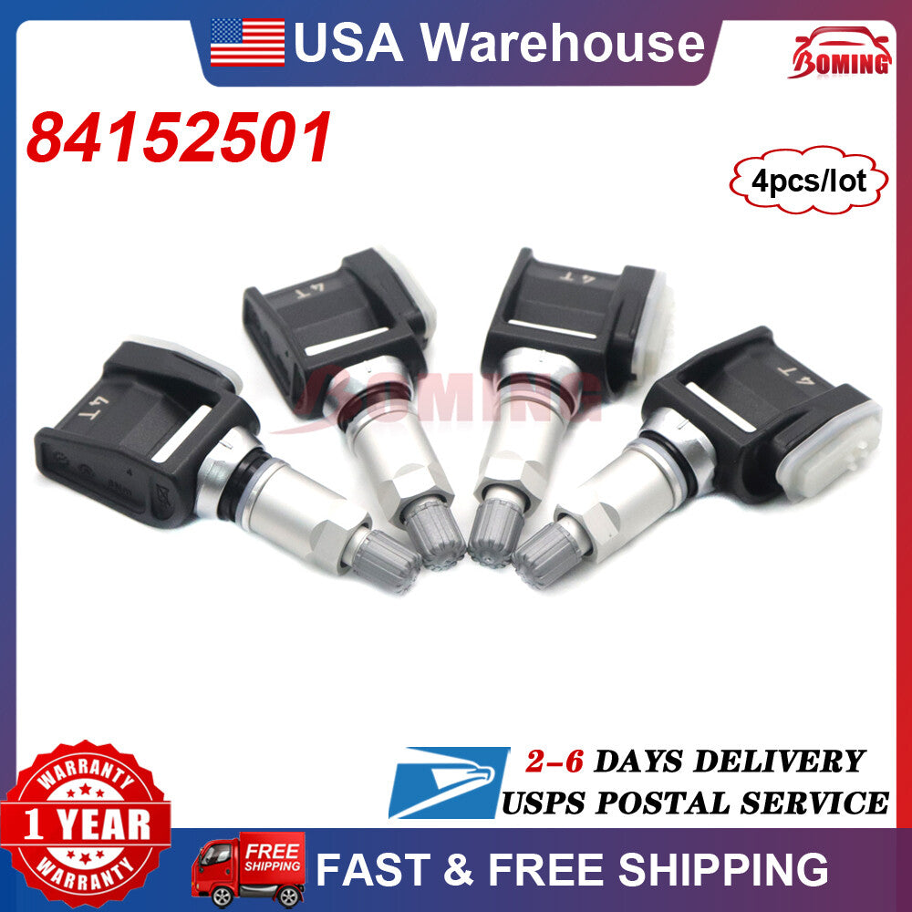 4x 84152501 new TPMS Tire Pressure Sensors for Chevrolet Silverado 1500 and for Cadillac