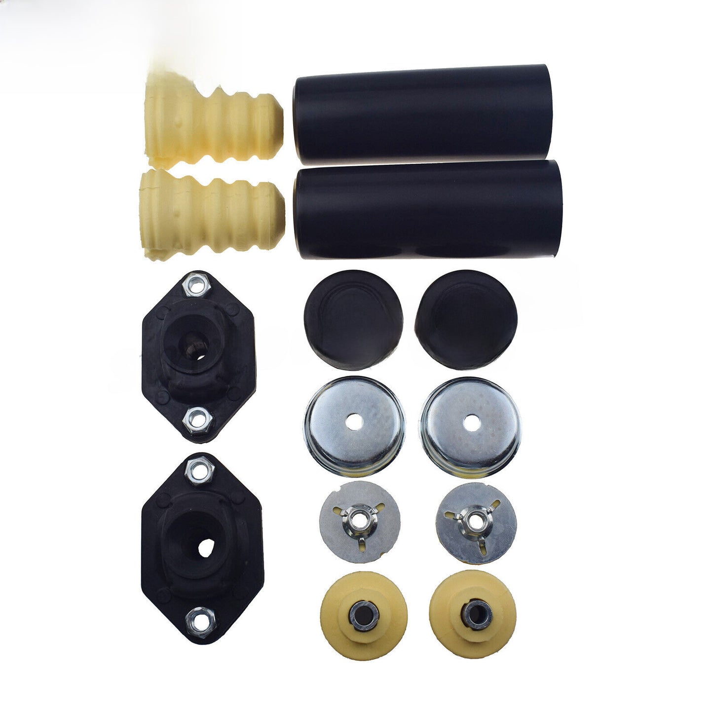 for BMW E92 E90 E87 E88 Rear Upper Lower Shock Mounts Grommets Bump Stops Kit