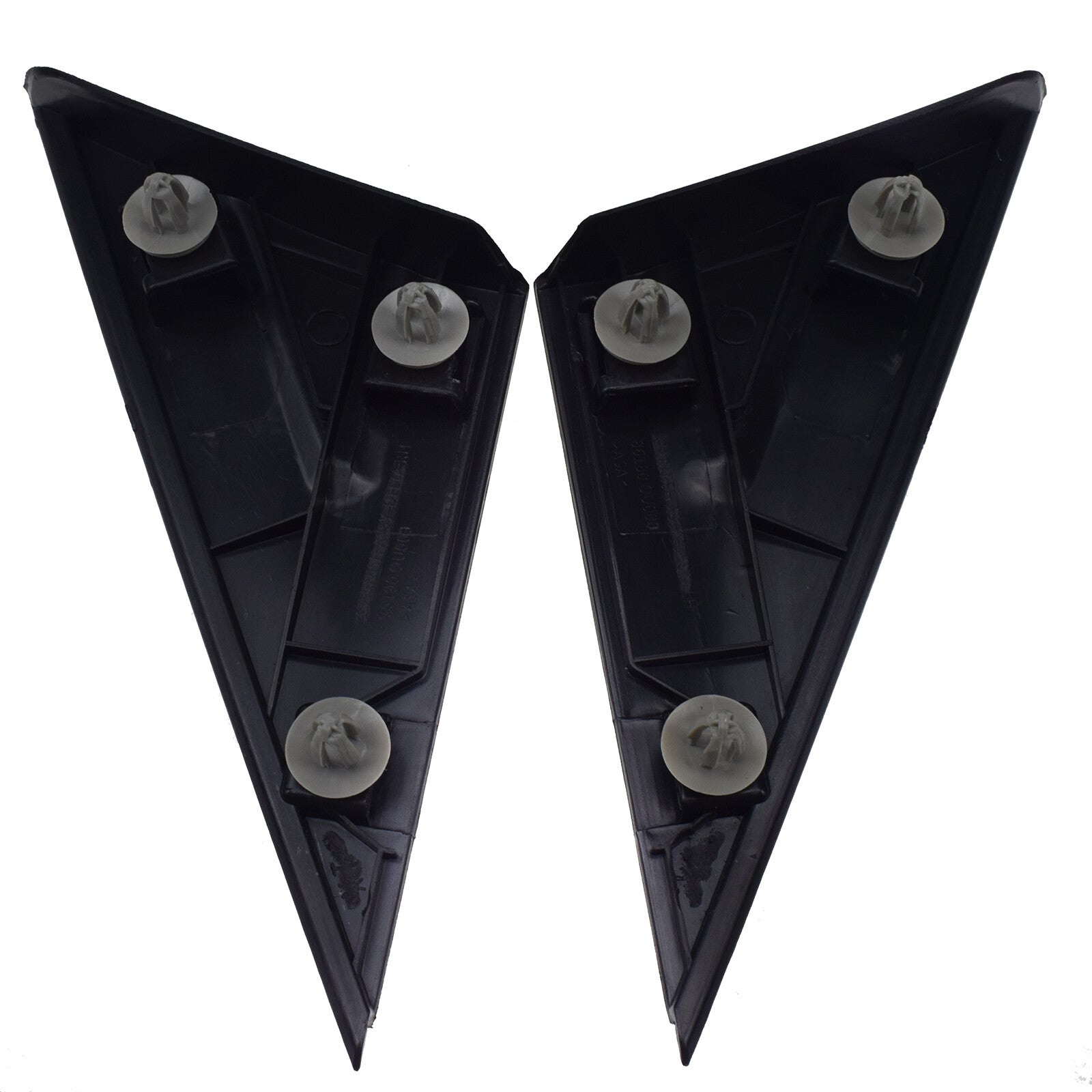 Two-piece molded exterior corner trim, suitable for modern accents, 2012-2017, 1.6L