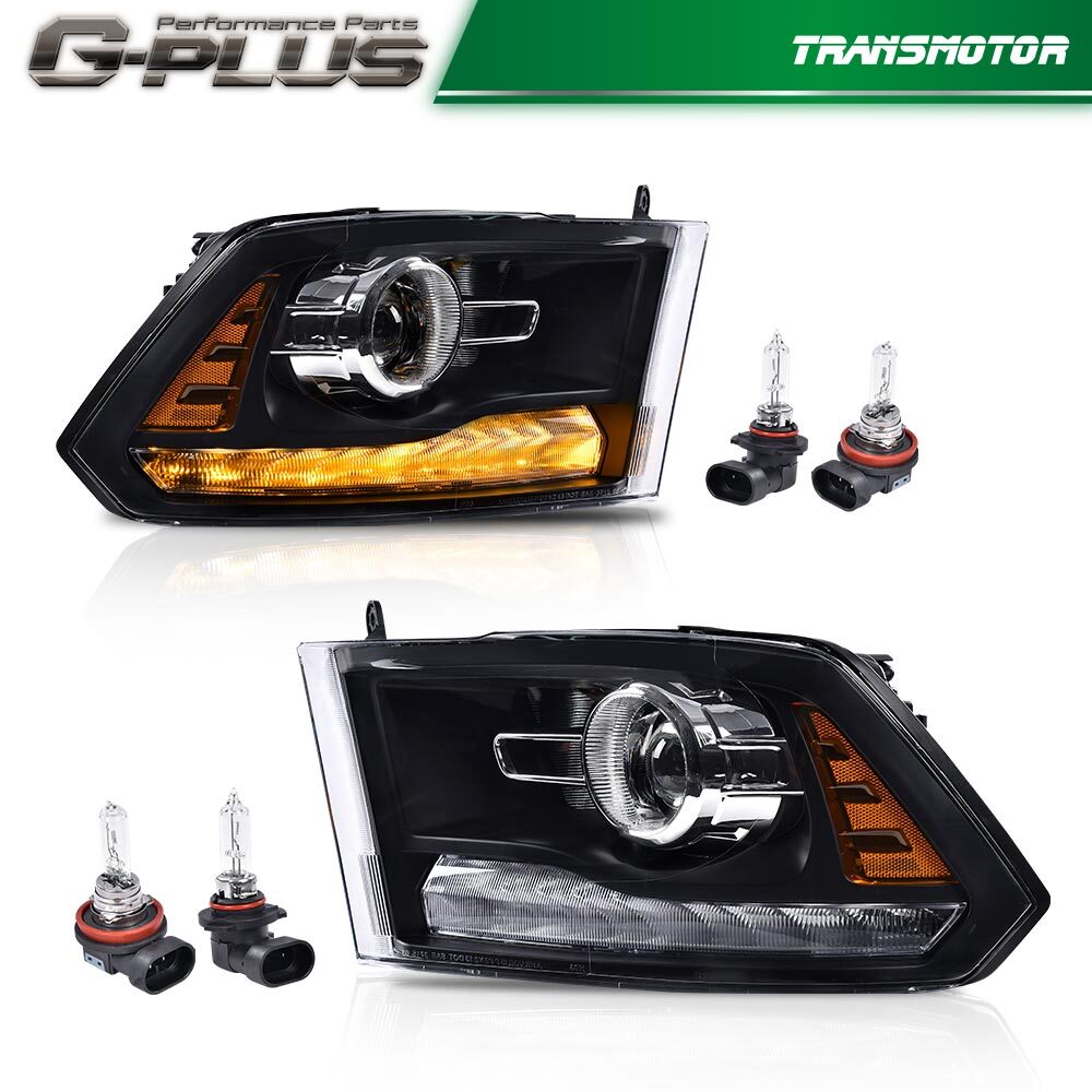 September 2018 - 2018 for RAM 1500 2500 3500 Black Bulb LED DRL