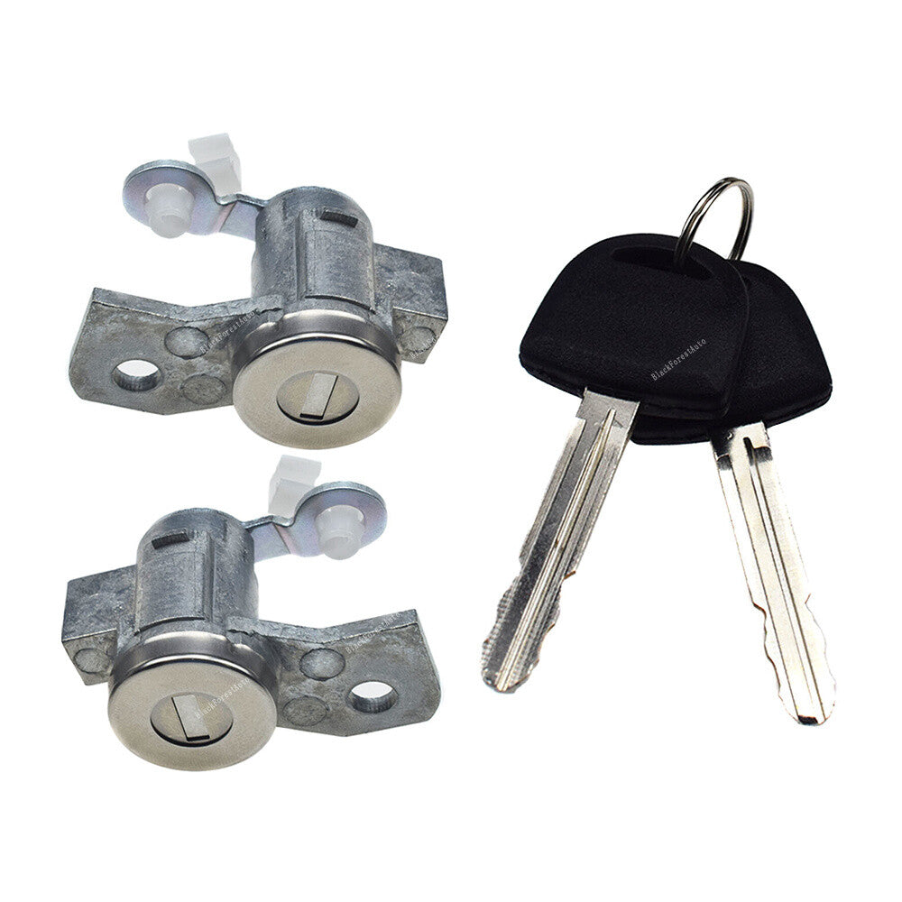 for Chevrolet for Hummer 19121155 Front RightLeft Door Lock Cylinders w/ Keys