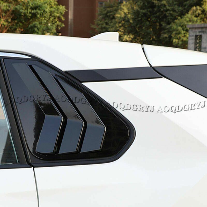 for Toyota RAV4 2019-2022 Glossy Black Rear Window C Pillar Moulding Trim Cover