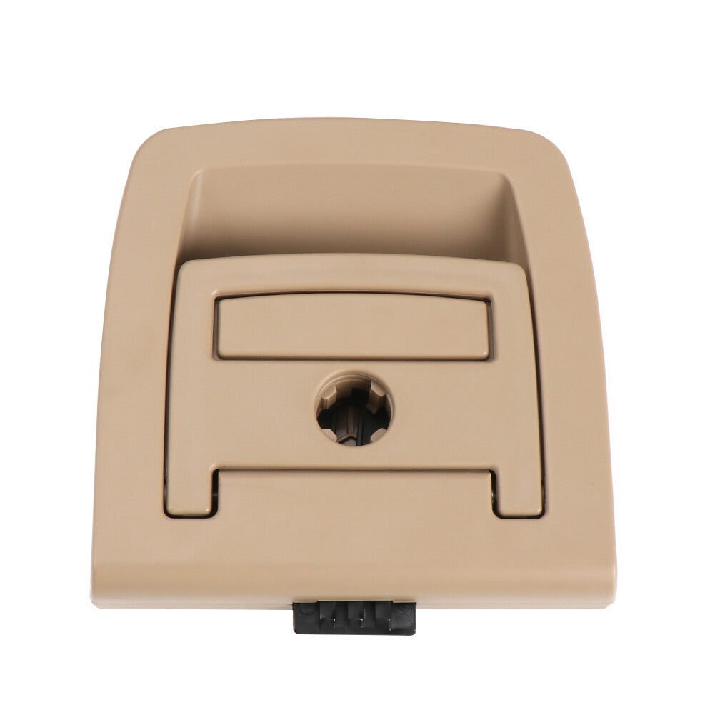 Beige rear trunk floor mats and carpet handles suitable for BMW E70, X5, E71, and X6 (2006-2013).