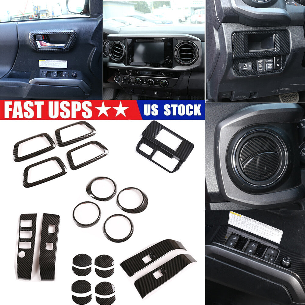 2-Piece Matte Black ABS Side Mirror Covers for Tundra Redwoods (2022-23)