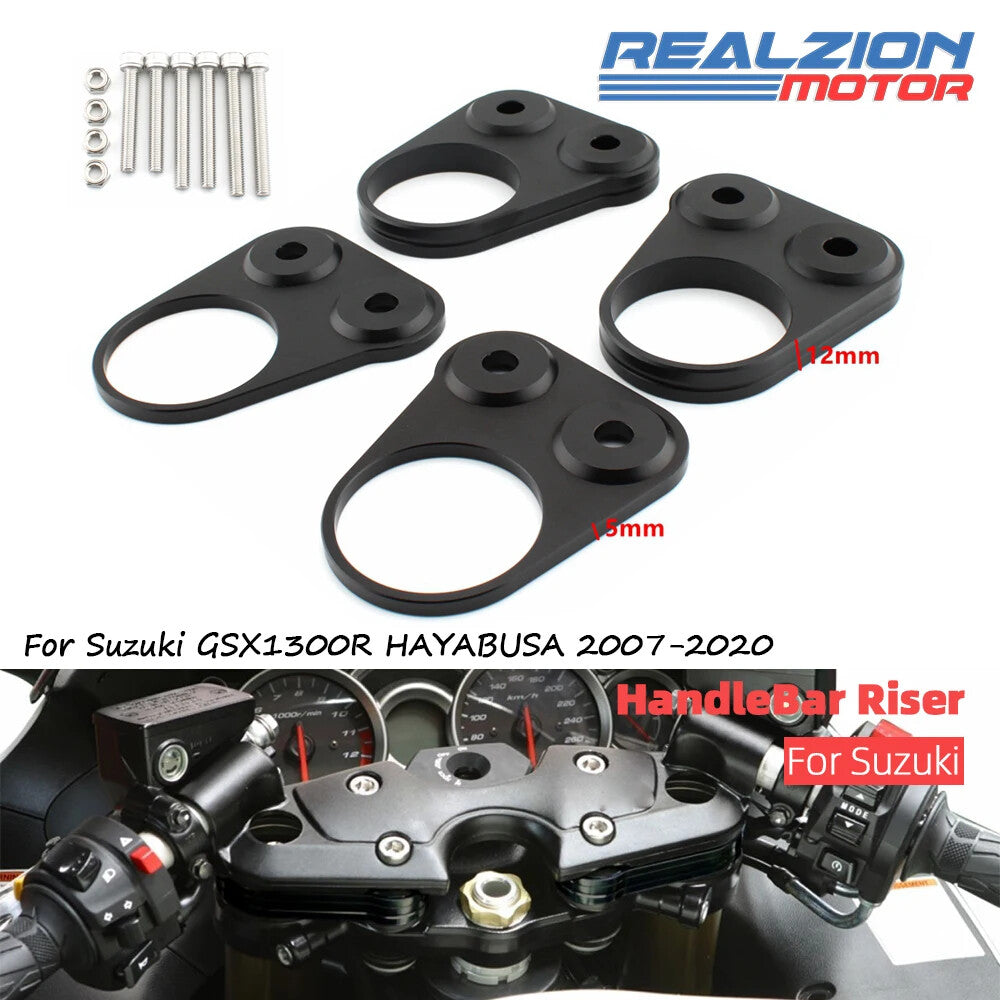 REALZION Motorcycle Handle Bar Clamp for Suzuki GSX1300R HAYABUSA 2007-2020