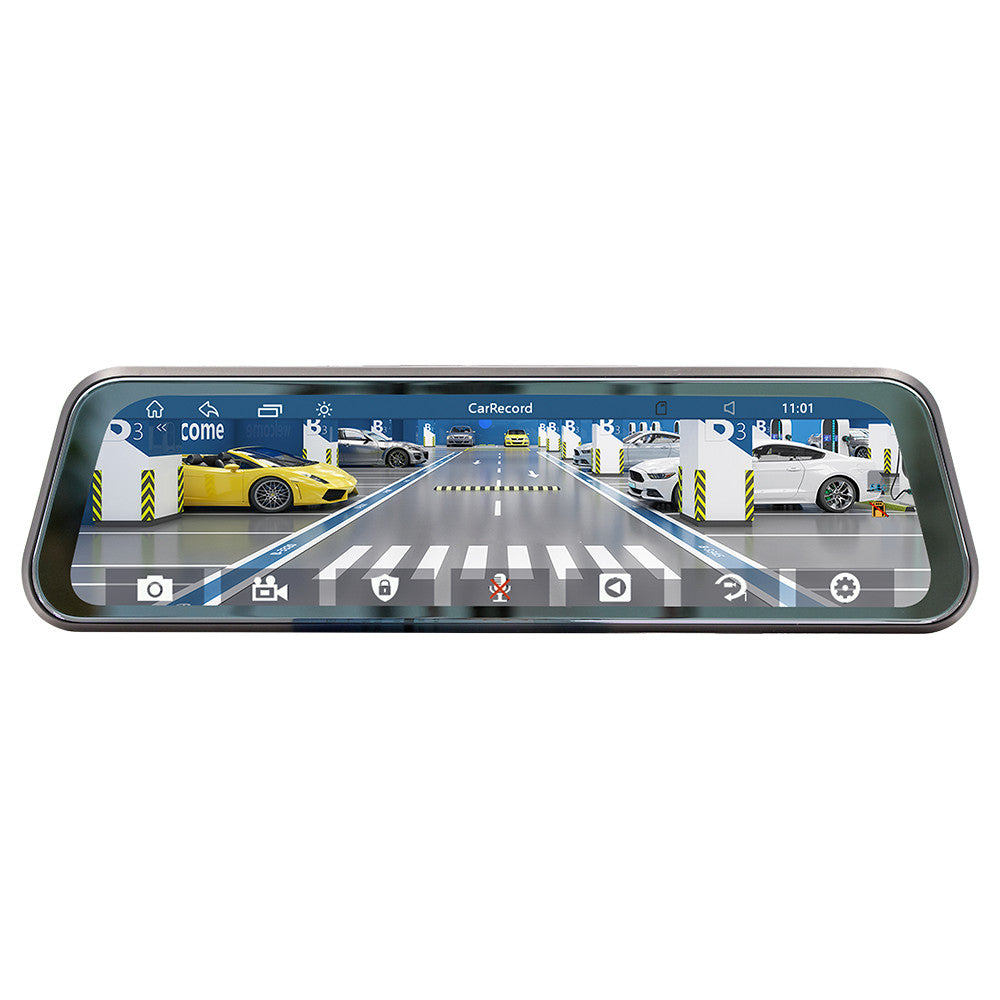 Car Rearview Mirror Driving Recorder Bluetooth For Wireless CarPlay Android Auto
