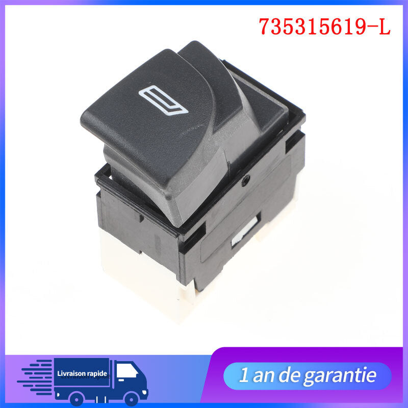 Commande Bouton Leve vitre pour JUMPER BOXER DUCATO 735315619, 6554.T3, 6554T3