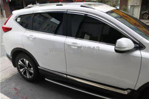 for Honda CR-V CRV 2012-16 Chrome Window Visor Vent Shade Sun Rain Guard Cover6