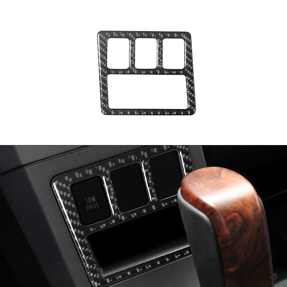 Storage Above Gearbox Type B Trim Cover Carbon Fibre for Toyota Tundra 2007-2013