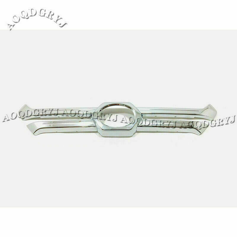 for Toyota RAV4 2019-2023 Chrome ABS Front Center Grille Moulding Cover Trim