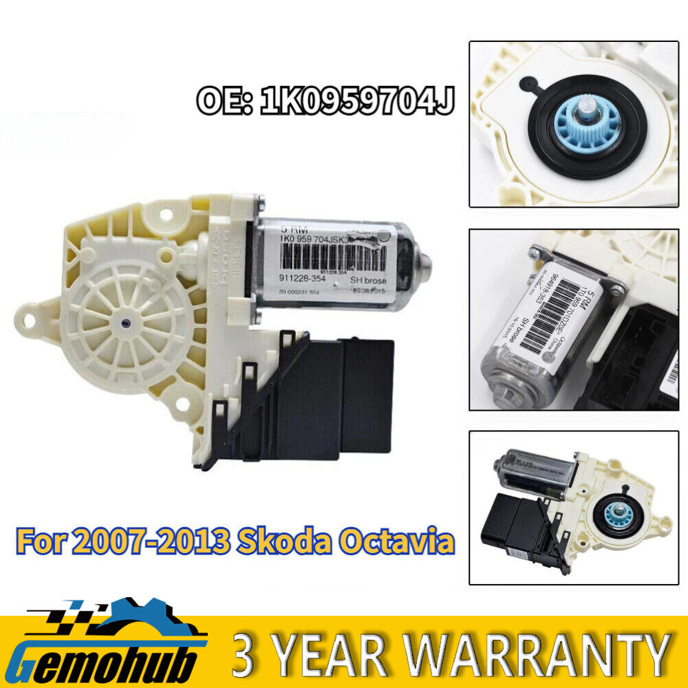 Power Window Lifter Regulator Motor Front Right For 2007-2013 for Skoda Octavia