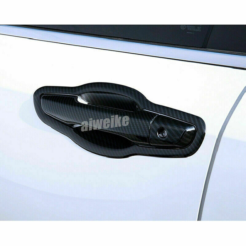 16P for Honda CR-V CRV 2017-2022 Carbon Fiber Look Door Handle Bowl Cover Trims