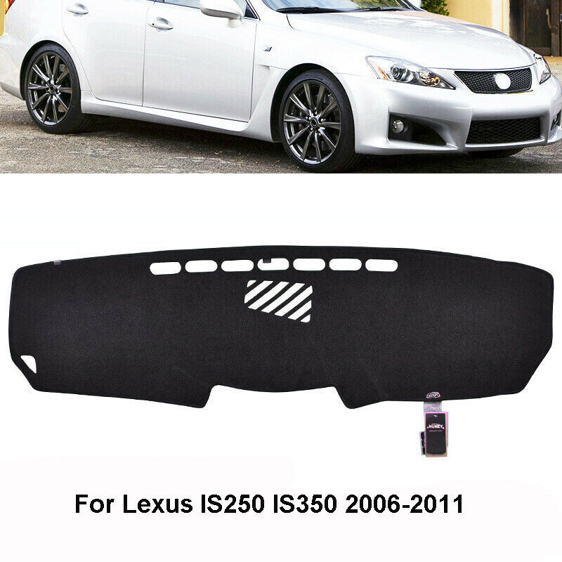 Leather Dashboard Cover Pad Dashmat Sunshade Mat for Lexus IS250 IS350 2006-2011