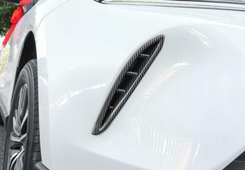 Carbon Fiber Front bumper Fog Lamp Light Cover Trim for Toyota Venza 2021-2023