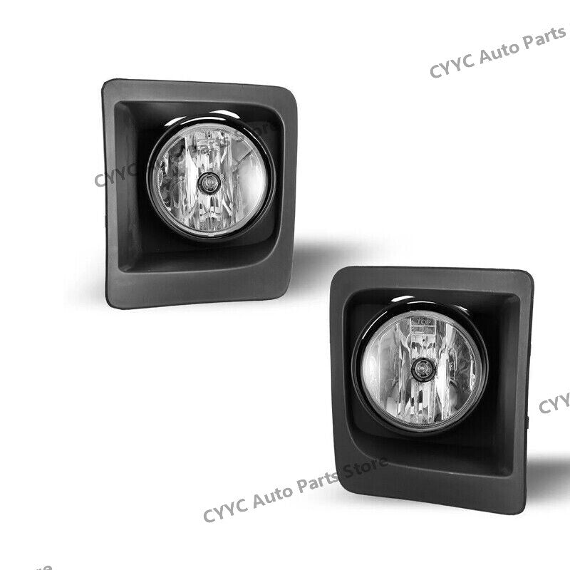 2Pcs For 2014-2016 for GMC for Sierra 1500 FACTORY STYLE Front Foglights Assembly Bulb