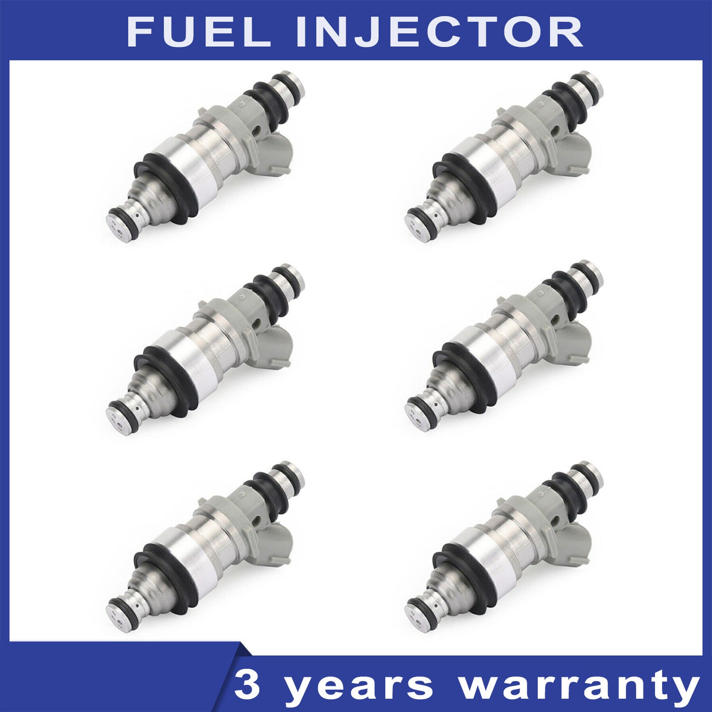 6-piece set of new fuel connectors 23250-62030 23209-62030, suitable for Toyota 4Runner 3.4L, 1997-98