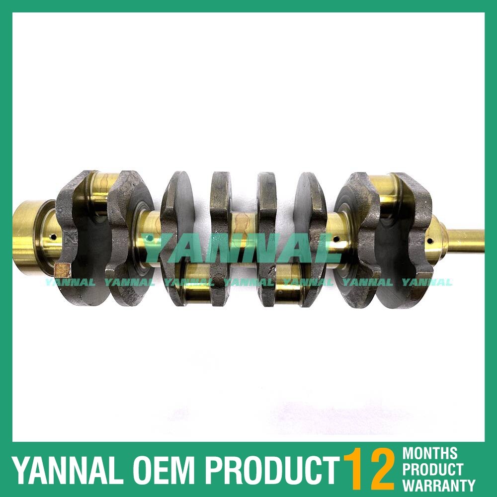 4JG2 crankshaft is suitable for Isuzu excavator parts.