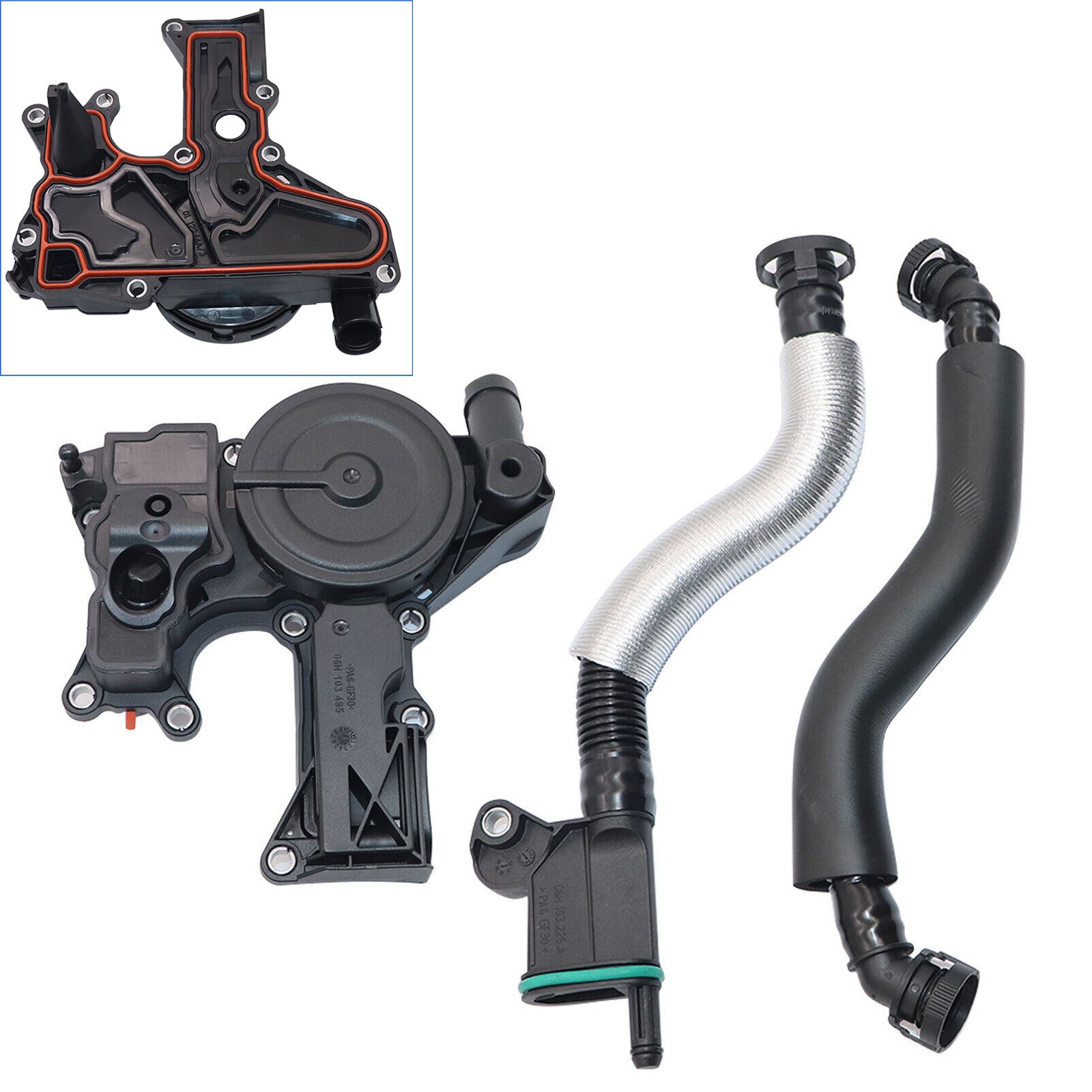 06H103495AK PCV Valve w/ Hose Kit for Audi for A4 for A5 for A6 Q3 Q5 allroad 2.0L 2012-2018