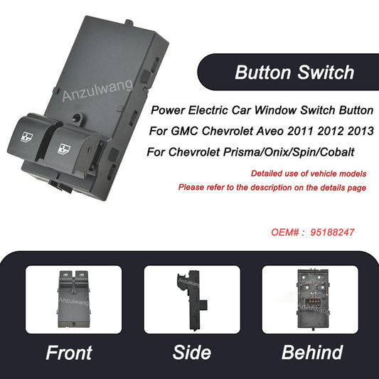 ABS plastic Driver Door Power Window Switch 95188247 For 11-13 for Chevrolet Prisma