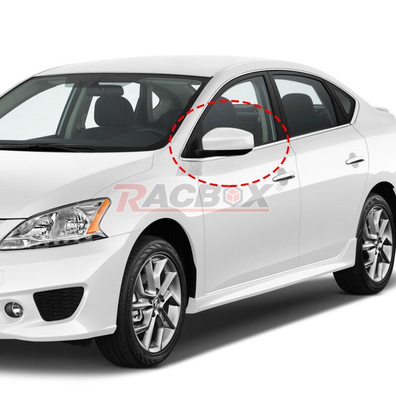 LEFT DRIVER SIDE Mirror Cap Cover Smooth White for Nissan Altima Sedan 2013-2018