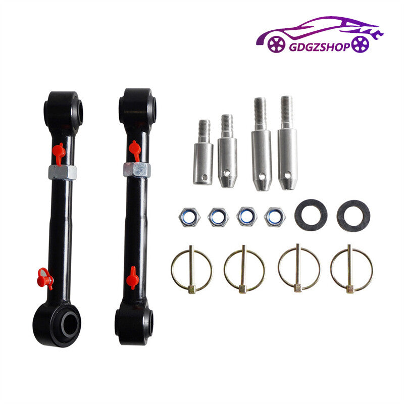 Adjustable Front Sway Bar Links Disconnects for 2007-2018 for Jeep for Wrangler JK JKU