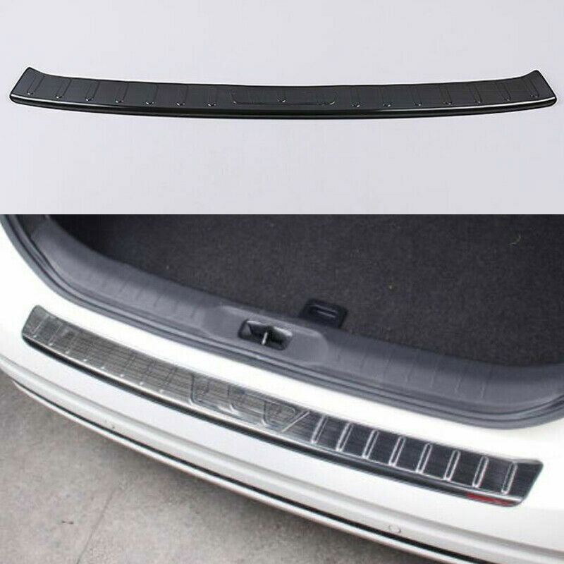 Black Outer Rear Bumper Sill Plate Protector Trim for Nissan Altima 2019-2022