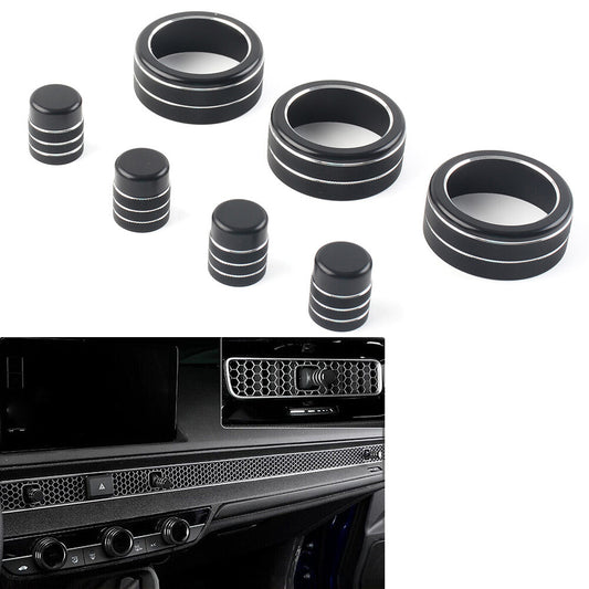Fit for Honda for Civic 11th 2022+ FOR CRV Central Control Switch Knob Ring Cover Trim