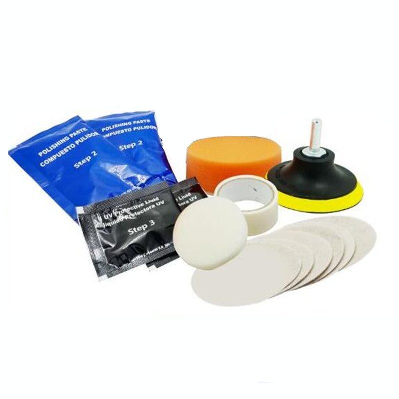 Auto Restore Faded Plastic Headlight Lens Renewal Headlamp Light Polishing Tool