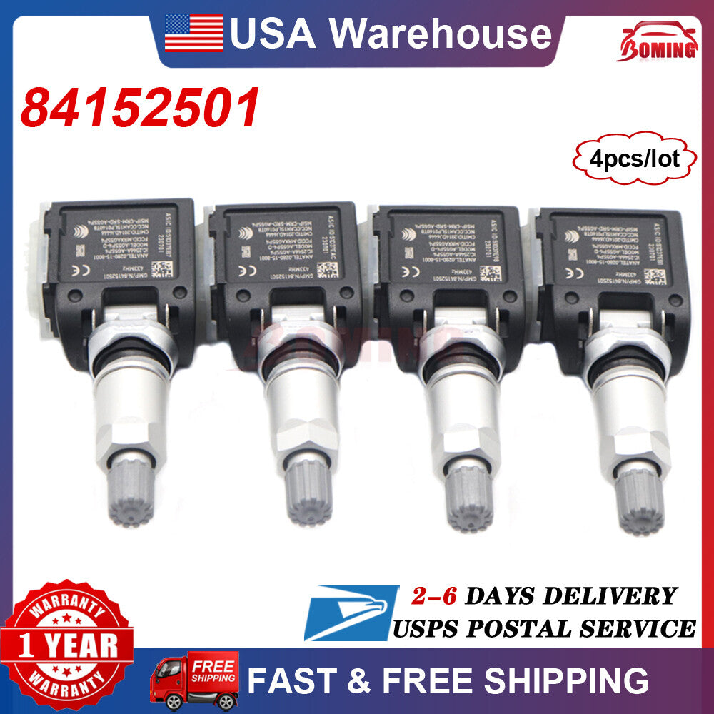 Set of 4pcs for Chevy Silverado for GMC Trailer Tire Sensor 84338125 85110397 New