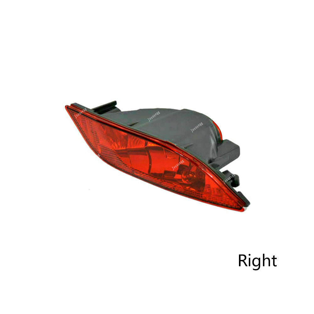 2Pcs RHLH Red Bumper Reflector lamp Fog Light Cover for Jeep Compass 2017-2020