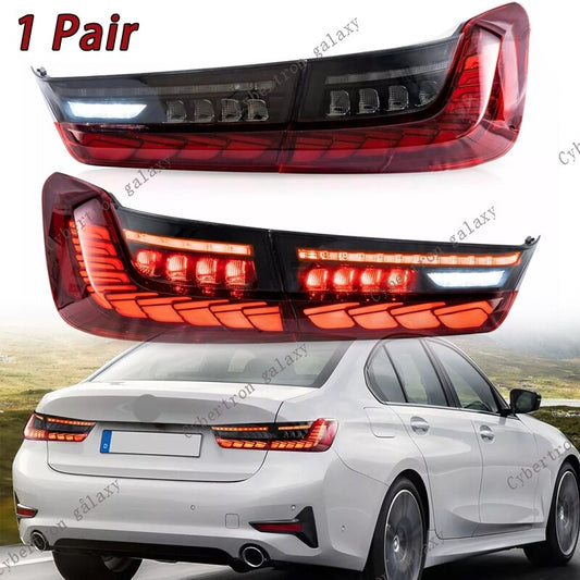 LHRH Red Styel OLED Tail Lights For 2019-22 for BMW 3 Series G20 G80 M3 w/start-up