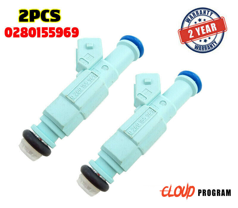 2 Pcs Fuel Injector Nozzle 0280155969 for BMW E36 316 318i