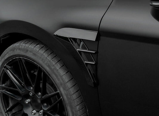 Glossy Black Exterior Front Side Fender Cover Trim for Toyota for Camry 2018-2022