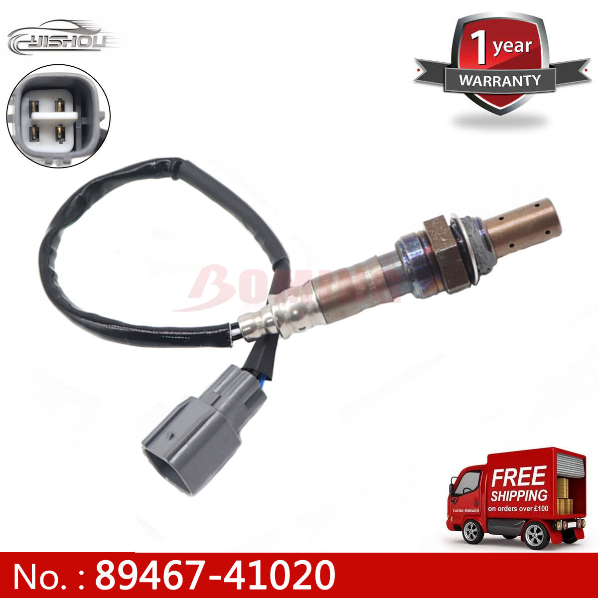 The new oxygen sensor 89467-41021 is suitable for Toyota for Avalon , for Camry for Sienna , and for Lexus ES300 3.0L.