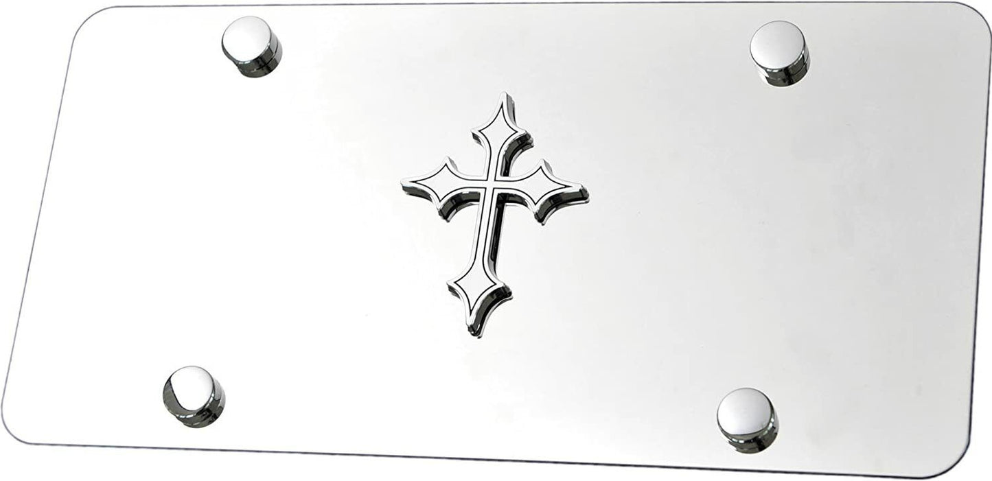 Car license plate, frame cap, hat, rear boot, Christian cross, suitable  for ford