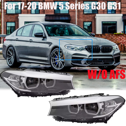 LED Icon Headlight Pair For 2017 2018 2019 2020 for BMW 5 Series G30 G31 M5 540i 530