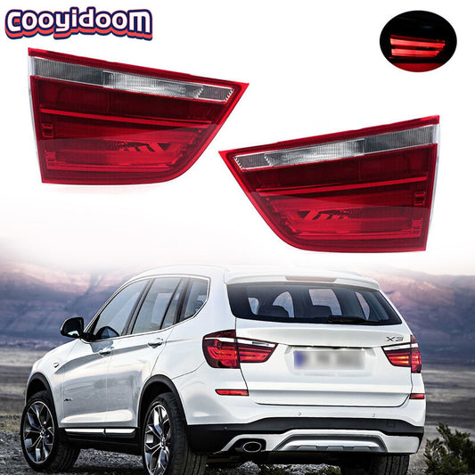 2X for BMW F25 X3 2011-2016 Left+Right Inner LED Tail Light Rear Brake Lamp Red