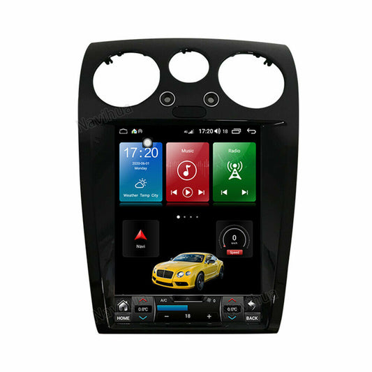 12.1 Android 11 Radio Vertical Screen Car GPS for Bentley Flying Spur 2005-2012
