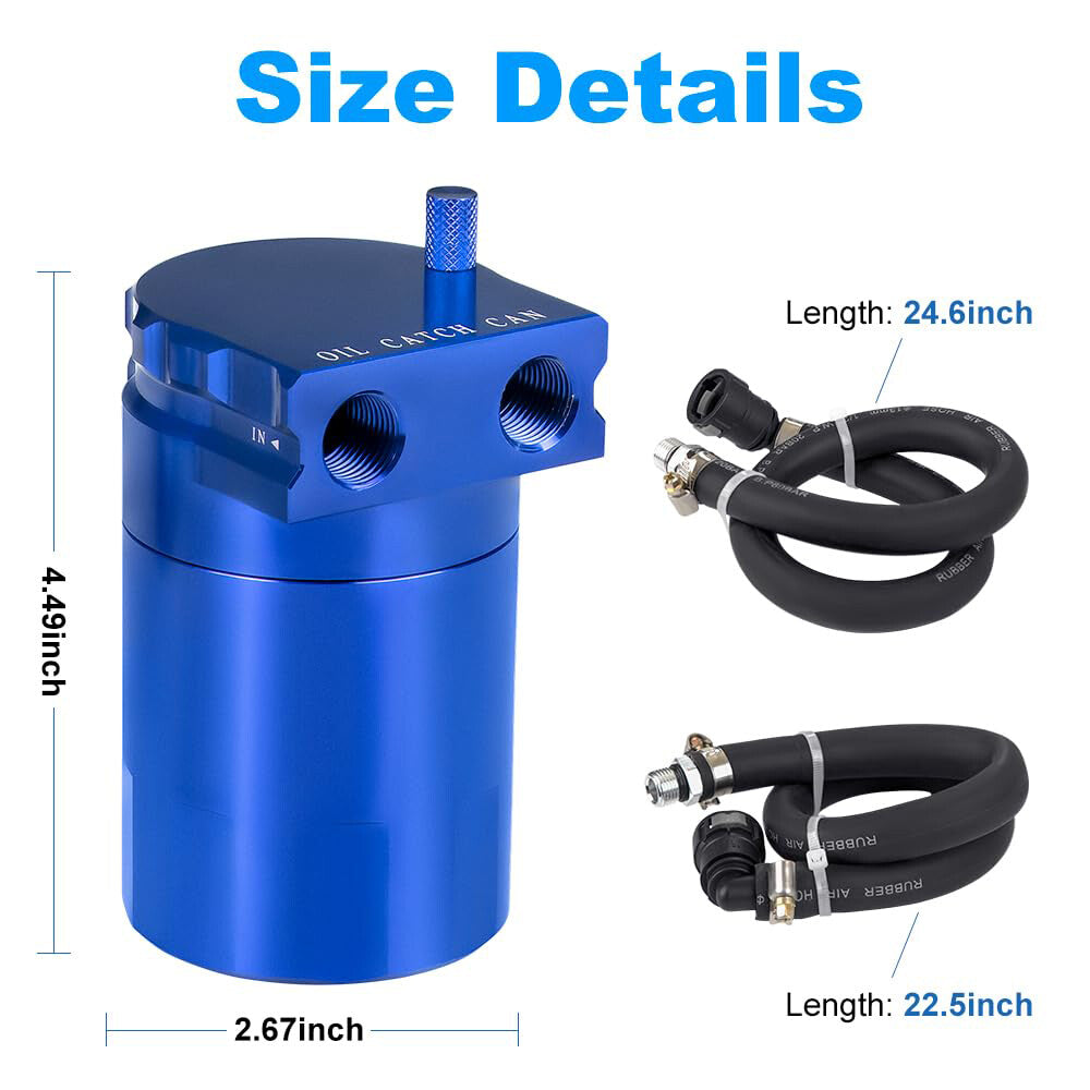for Ford F150 Ecoboost 3.5L 2.7L Car Oil Catch Can Kit Separator Reservoir Tank